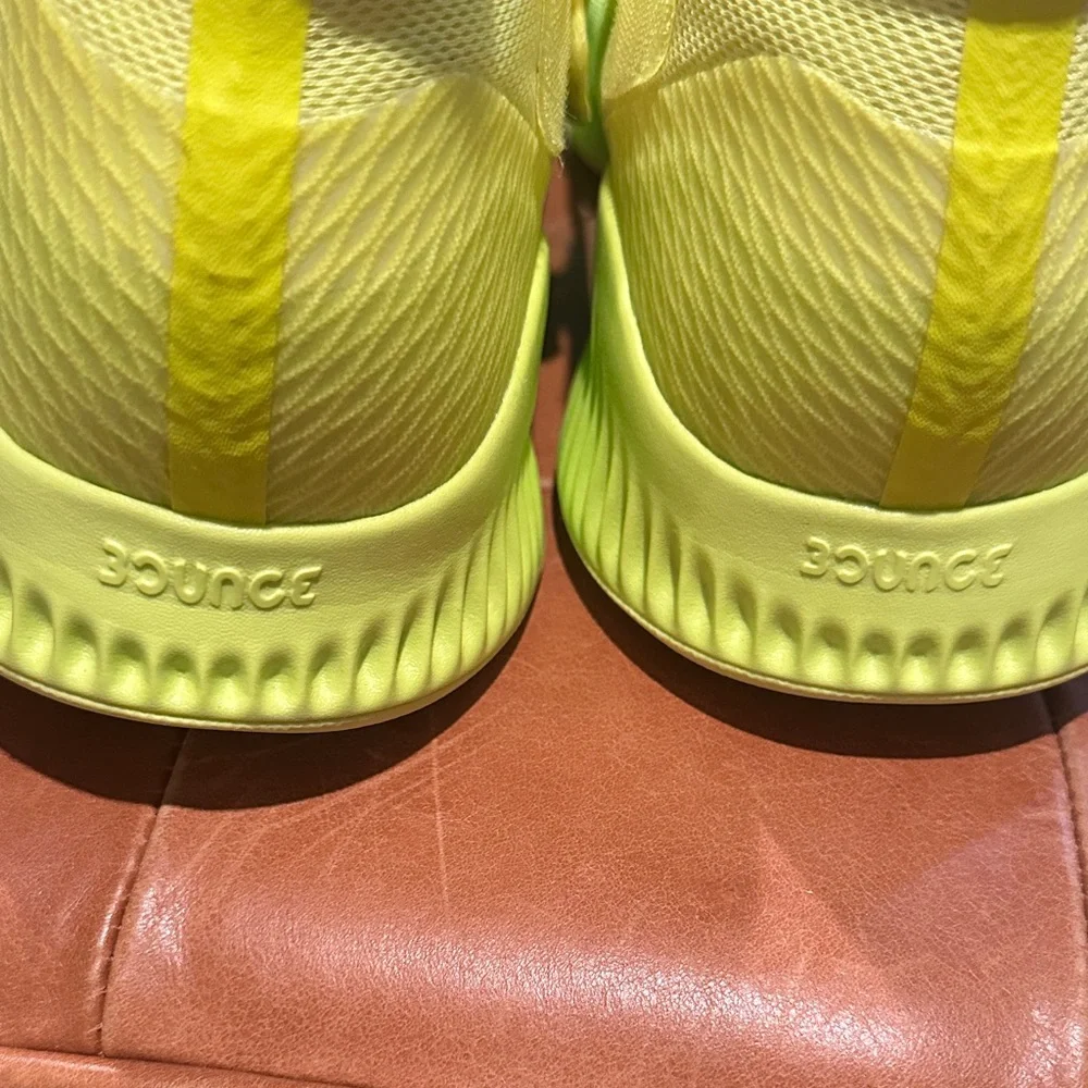 Adidas Men's Neon Yellow Athletic Shoes - Picture 5 of 8